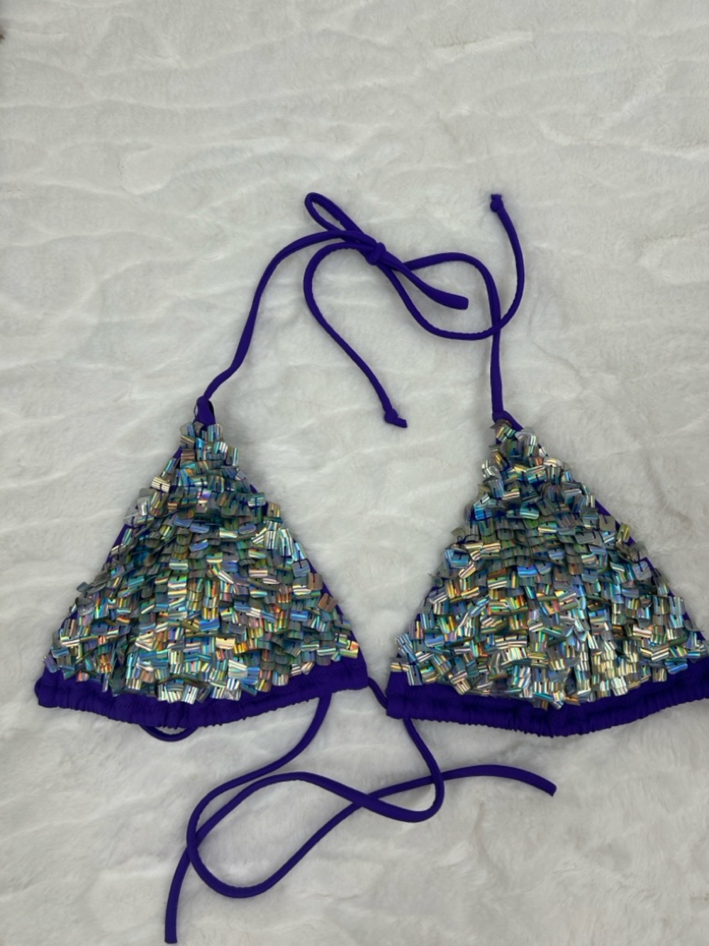 Victoria’s Secret Sequin Bikini Top - Picture 2 of 4